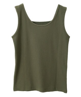Green Parks 前後２ＷＡＹ　リブタンクトップⅡ Khaki