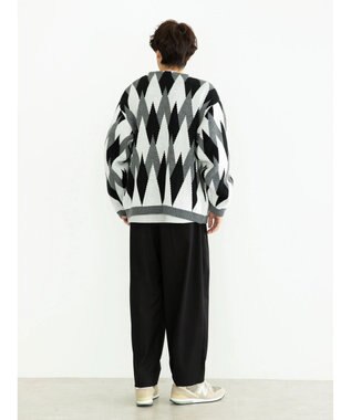 CRAFT STANDARD BOUTIQUE 【男女兼用】アーガイル柄カーディガン2 Black