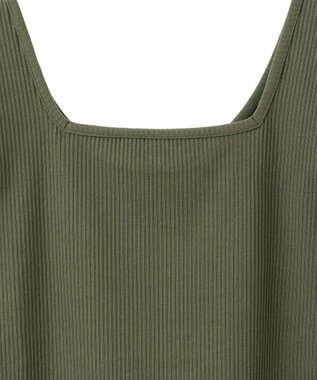 Green Parks 前後２ＷＡＹ　リブタンクトップⅡ Khaki