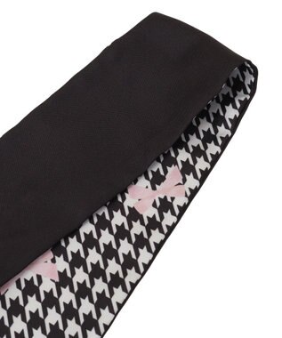 Maison de FLEUR 千鳥リボンプリントスカーフ Pink