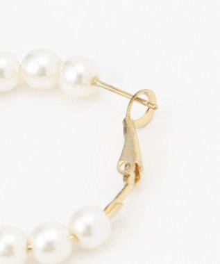 ANY 【WEB限定】サークルパールピアス(両耳用) ホワイト系