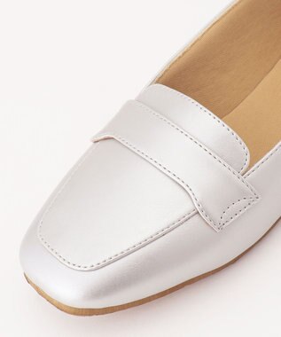 ANY 走れるローファースリッポン シルバー