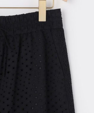 組曲 【先行予約】エンブロイダリーレース パンツ ブラック系