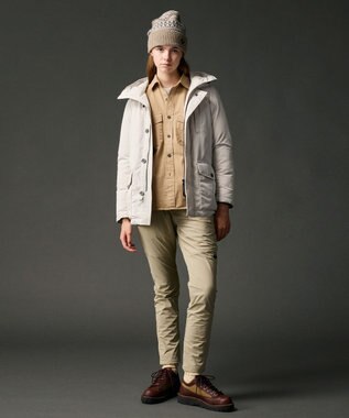 JOSEPH ABBOUD MOUNTAIN 【軽量/ソフト】ニットフリース プルオーバー ニット ライトグレー系