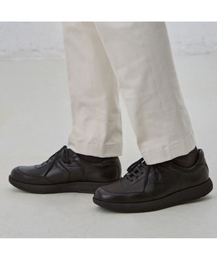 ASICS WALKING ランウォーク トラッド スニーカー メンズ 3E ブラック(型押し)