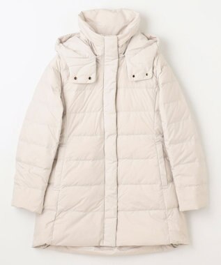 ANY 【洗濯機可/フード取り外し可能/撥水】楽映えリッチロング丈ダウン エクリュ