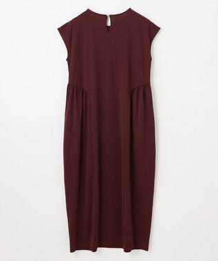 ANY L 【洗濯機可】ライトポンチコクーンワンピース ワイン