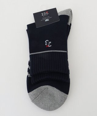 23区GOLF 【MEN】ナンバリング ハーフソックス ネイビー系