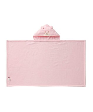 MIKI HOUSE HOT BISCUITS 【ミキハウス】 無撚糸バスポンチョギフトセット【BOX付き】 ピンク