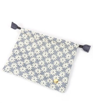 Regalo Felice 【花の刺繍 / セットで持っても可愛い】ポーチ小 / REGALO LBL(ライトブルー)