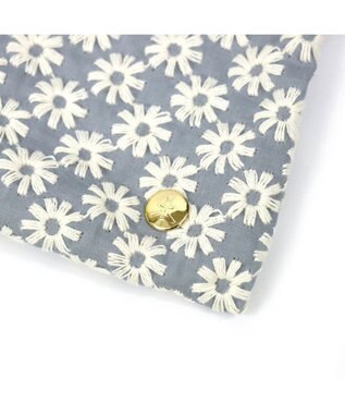 Regalo Felice 【花の刺繍 / セットで持っても可愛い】ポーチ小 / REGALO LBL(ライトブルー)