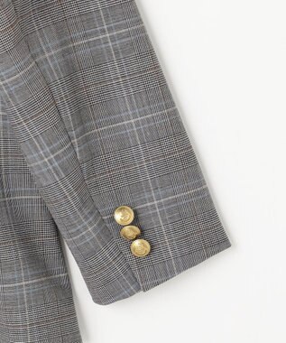 J.PRESS LADIES ANASTASIAトロ ダブル ジャケット グレーチェック系