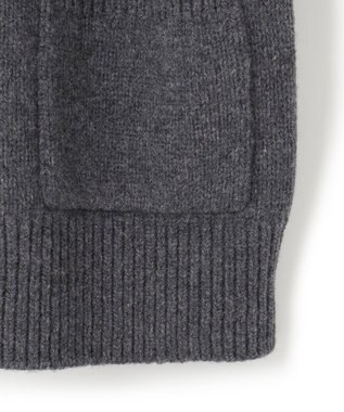 23区 フェアアイル カーディガン ライトグレー系