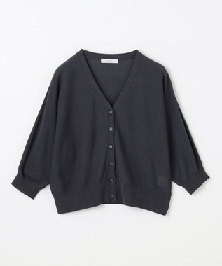 ANY L 【接触冷感/UVカット/抗菌防臭/手洗い可/アンチピリング】ファンクションカーディガン チャコール
