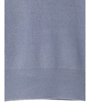 earth music&ecology アンチピリングハイネックプルオーバー Blue