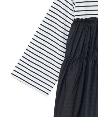 Green Parks シャーリングドッキングプルオーバー Black