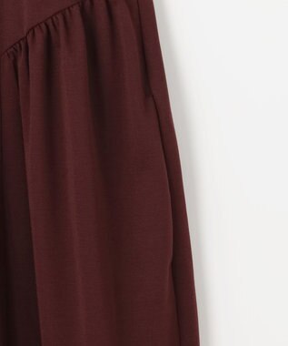 ANY L 【洗濯機可】ライトポンチコクーンワンピース ワイン