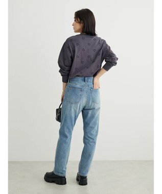 Green Parks ・Ｄｏｕｂｌｅ　Ｆｌａｇｓ　ハート刺繍ロンＴ Charcoal Gray