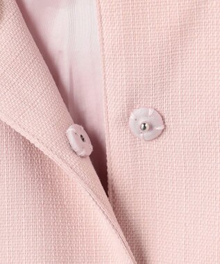 組曲 KIDS  【110-140㎝】 チェックワンピース＆ドビージャケットセット ピンク