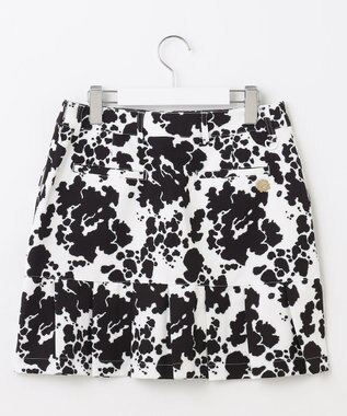 PW CIRCULUS 【WOMEN】【洗える】アニマルプリント バックプリーツ スカート ゴルフウェア レディース ホワイト系5