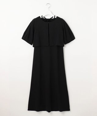 Feroux 【セットアイテム】カットレイヤード ワンピース ブラック系