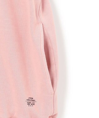 J.PRESS YORK STREET 【UNISEX】ハーフZIPスタンドネック トレーナー ピンク系