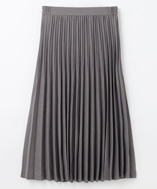 ANY 【大好評につき新色登場/洗濯機可/ウエストゴム】プリーツスカート グレー