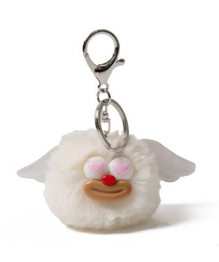 WEGO エンジェルきゅんモンスターぬいぐるみキーホルダー ホワイト