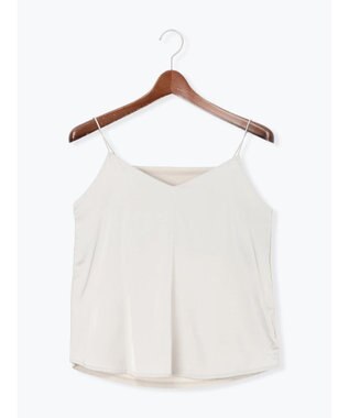 Te chichi 前後2WAYサテン&スムースキャミソール グレー