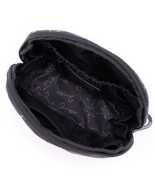 ANNA SUI ヴァケーション ラウンドポーチ パープル