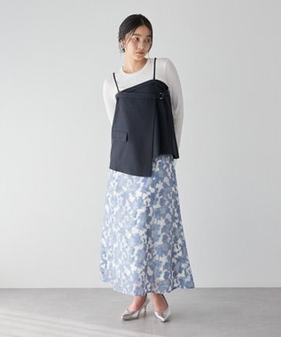 YECCA VECCA 2wayキャミソールビスチェ Navy