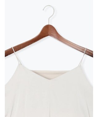 Te chichi 前後2WAYサテン&スムースキャミソール グレー