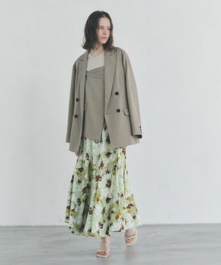 YECCA VECCA 2wayキャミソールビスチェ Gray Beige