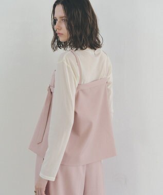 YECCA VECCA 2wayキャミソールビスチェ Pink