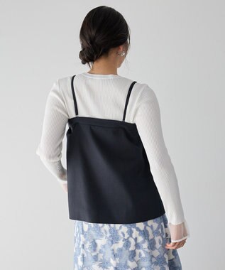 YECCA VECCA 2wayキャミソールビスチェ Navy