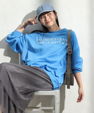 Green Parks ｅｖｅｒｙ　ｗａｌｋ．カラーデニムロゴキャップ Blue