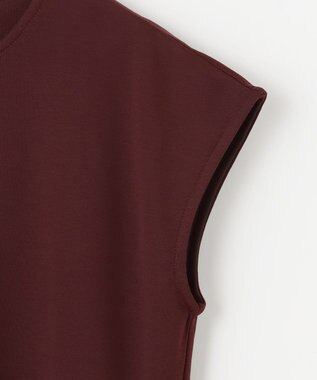 ANY L 【洗濯機可】ライトポンチコクーンワンピース ワイン