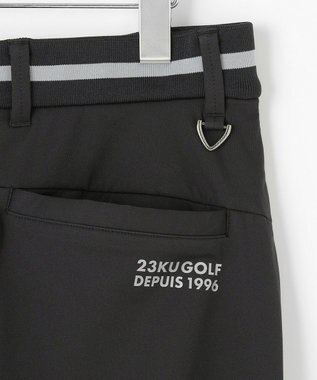 23区GOLF 【MEN】【ストレッチ/撥水】カジュアルパンツ ブラック系