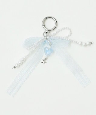 WEGO レースダブルリボンキーホルダー