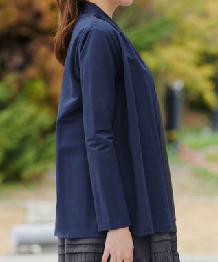 Tiaclasse L 【おのののかさん着用】冷凛(ひやりん)カノコカットソートッパーカーディガン ブルー