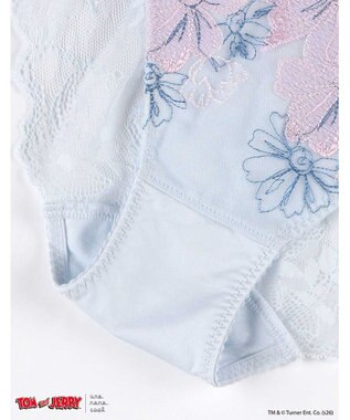 une nana cool トムとジェリー × une nana cool 総レースショーツ スカイブルー