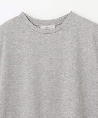 ANY 【汗ジミ防止加工】シルケットスムースノースリーブプルオーバー トップグレー