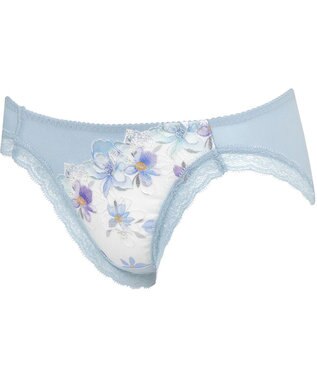 WACOAL ショーツ 【ハグするブラ】 BRB498とペア はきこみ丈あさめ ナイロンベア天竺素材(バック) レディース PRA198 /ワコール ブルー