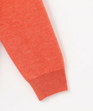 J.PRESS LADIES L 【洗える】FINE SWEAT ニット オレンジ系