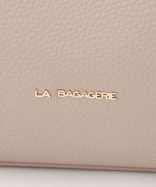 LA BAGAGERIE ベーシック　フェイクレザートート グレージュ
