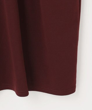 ANY L 【洗濯機可】ライトポンチコクーンワンピース ワイン