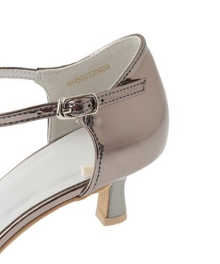 AMERICAN HOLIC ナロークロスストラップサンダル Charcoal Gray