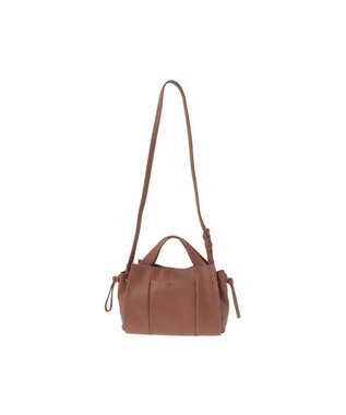 genten ソーロフィーネ 2WAYボストンバッグ キャメル