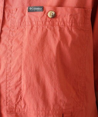 Columbia Columbia/ ウィメンズブレアフォールズウーブンショートスリーブ /コロンビア Washed Red