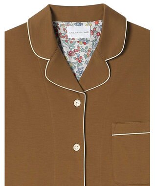 une nana cool ハイゲージコットンパジャマ　ＭＡＤＥ　ＷＩＴＨ　ＬＩＢＥＲＴＹ　ＦＡＢＲＩＣ BR